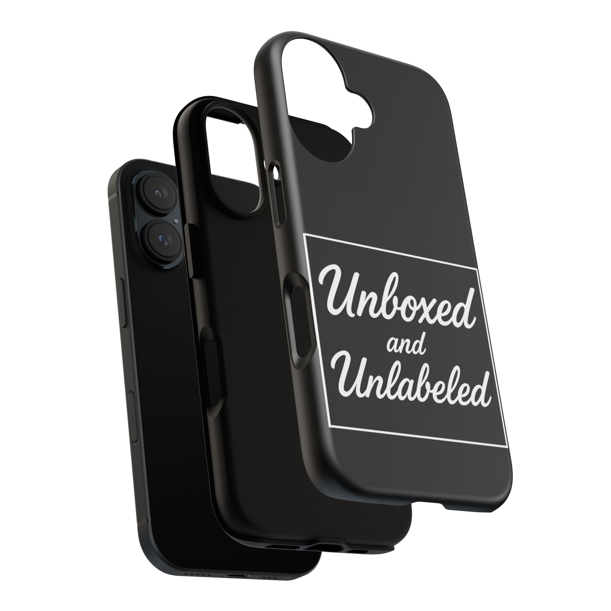 Unboxed and Unlabeled Phone Case | Tough Phone Cover, Customizable Case, Smartphone Protection, Unique Gift, Trendy Accessory